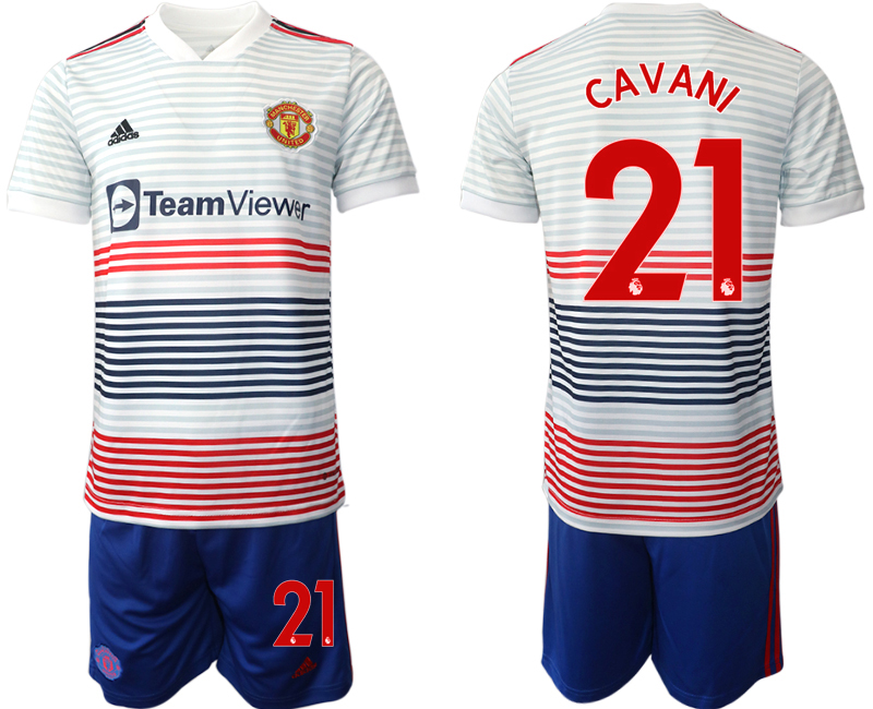 Men 2022-2023 Club Manchester United away white #21 Adidas Soccer Jersey